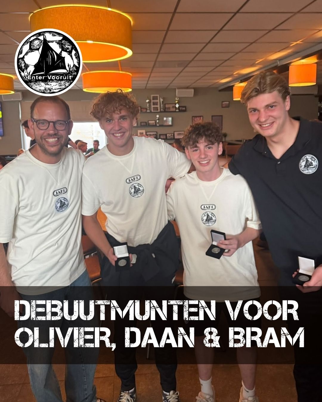 DEBUUTMUNT VOOR OLIVIER, DAAN & BRAM