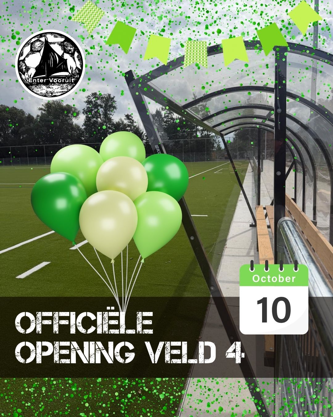 A.S. ZATERDAG: OFFICIËLE OPENING VELD 4