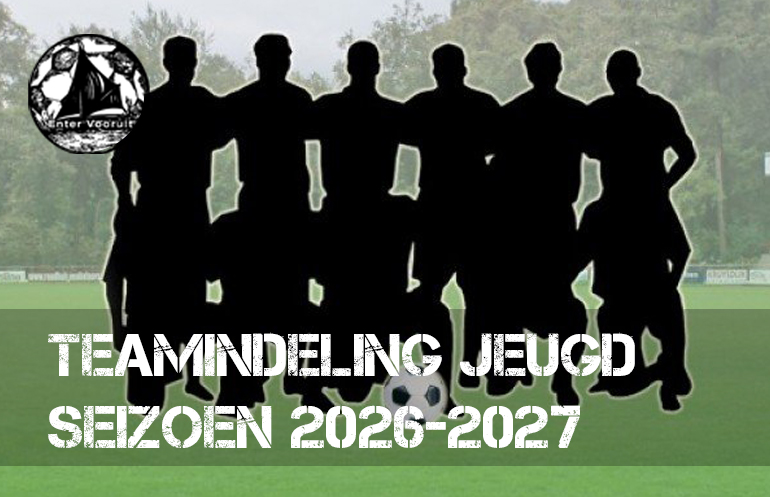 Teamindeling Jeugd 2026-2027